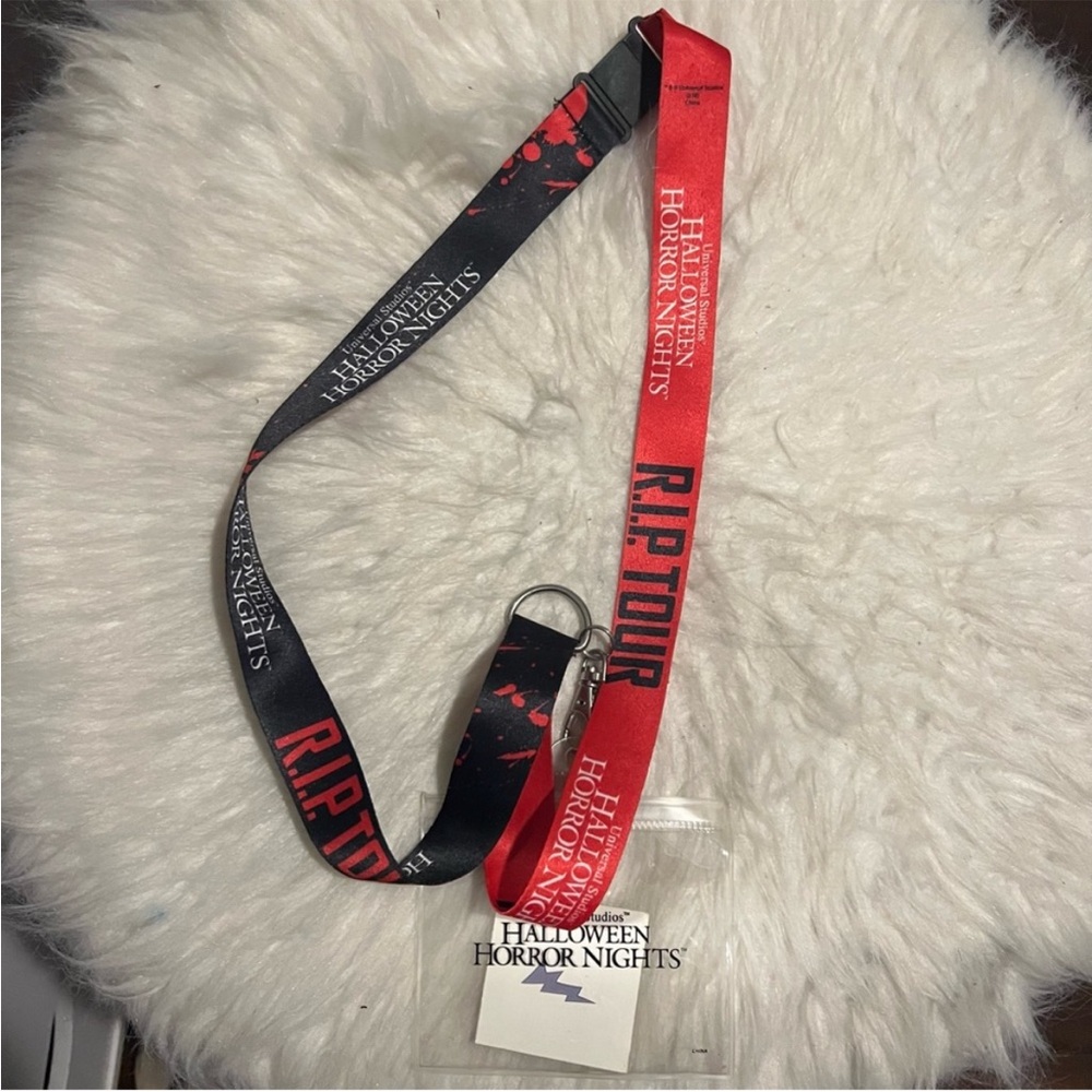 Red and Black Lanyard